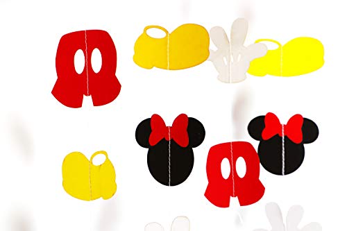 Guirnalda inspirada en Mickey Mouse