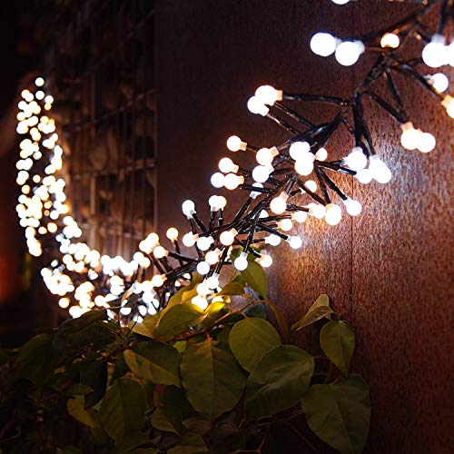 Guirnalda Luces 3M/400LED Avoalre® Luz Guirnalda Led Guirnalda Luces Exterior Decoracion Navidad, Festivales, Bodas, Cobertizos, Patios, Jardines, Pérgolas - Blanco Cálido