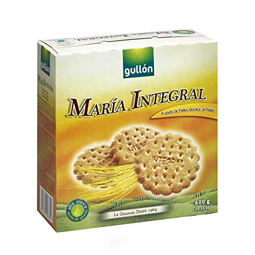 Gullón - Galleta María Integral Pack de 3, 600g