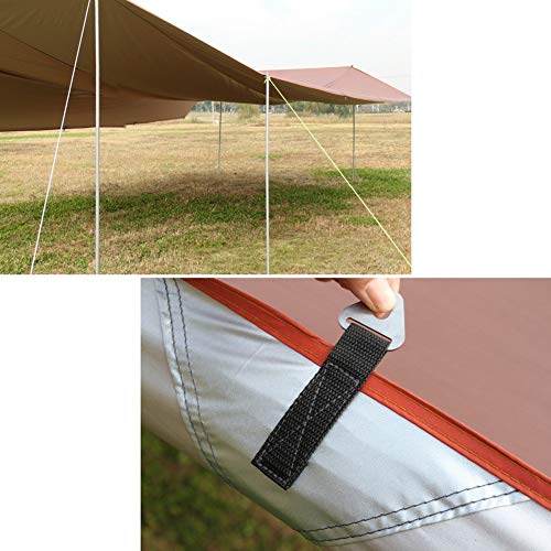 GuoWei Toldo Impermeable Refugio Playa Lona Carpas De Camping Portátil (Color : A, Size : 6x8m)