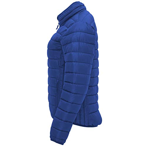 Guuja - Chaqueta acolchada para mujer, ligera, acolchada, para otoño e invierno azul eléctrico XL