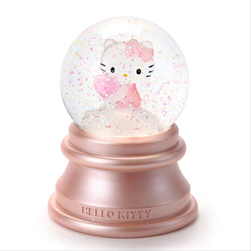 GYINK Crystal Ball Creative Home Desktop Cute Decoration Hello Kitty Light Girl Birthday Gift (tamaño: 7.9x7.9x10.3cm)