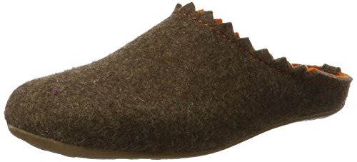 HAFLINGER Everest Lotta, Zapatillas de Estar por casa para Mujer, Marrón Chocolate, 36 EU