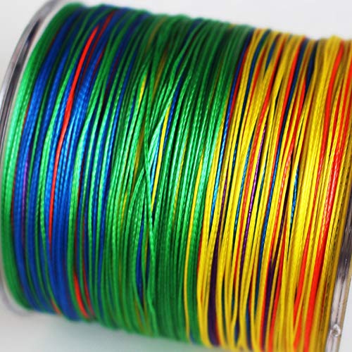 HAIYOUSHANGMAO Sedal Pesca En Línea PE 8 Filamentos Línea Trenzada 300m Multicolor De Super Strong Japón Multifilamento PE Trenza Línea 10LB 100LB 200LB (Color : Multi, Line Number : 5.0)