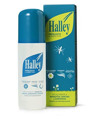 HALLEY Repelente Mosquitos Spray Todo Tipo de Insectos Protección de Larga Duración | 150ml