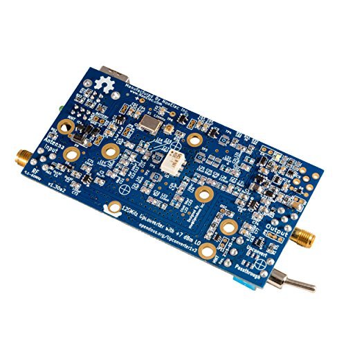 Ham It Up v1.3 Barebones - RF Upconverter para Radio Definida por Software. Funciona con la Mayoría de los SDR como HackRF y RTL-SDR (RTL2832U con E4000 o R820T); Convertidor MF/HF con conectores SMA