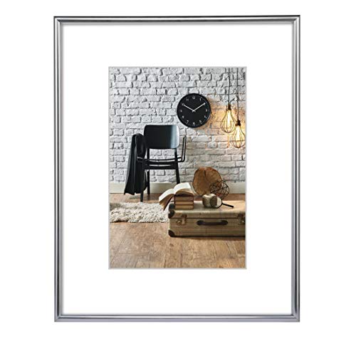 Hama Sevilla - Marco (Single Picture Frame, Plata, Poliestireno, 15 x 20 cm)