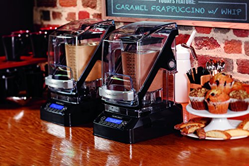 Hamilton Beach Commercial HBH755-CE Eclipse Blender, tecnología QuietBlend, negro/transparente