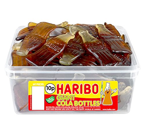 Haribo gigantes Cola Bottles hidromasaje Retro niños Sweets - 60