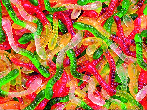 Haribo gusanos brillo 1kg, 1 unidad