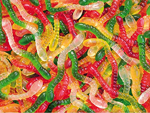 Haribo gusanos brillo 1kg, 1 unidad