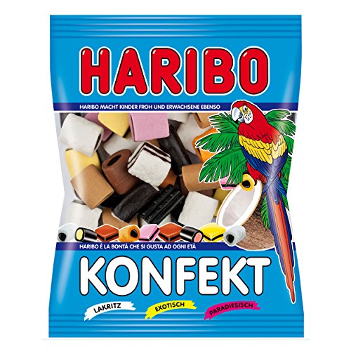 Haribo konfekt, 3 unidades, ositos de goma, vino goma, Golosinas, en bolsa, bolsa