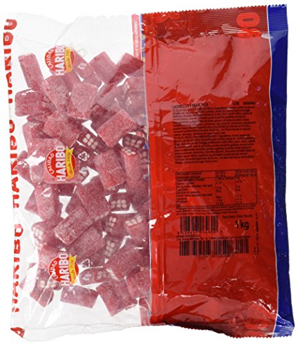 Haribo - Ladrillos Fresa Pica - Geles Dulces - 1 kg