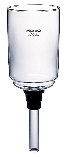 HARIO TCA-3 - Cafetera (Independiente, Cafetera de vacío, Negro, Transparente)