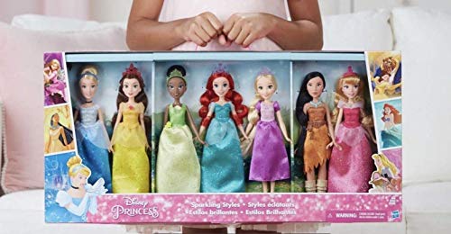 Hasbro Disney Princess 7 Princesas Disney Estilos Brillantes