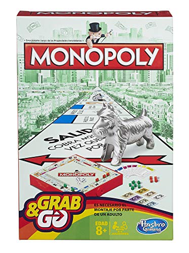 Hasbro Gaming Monopoly Juego de Viaje, versión española (B1002105)