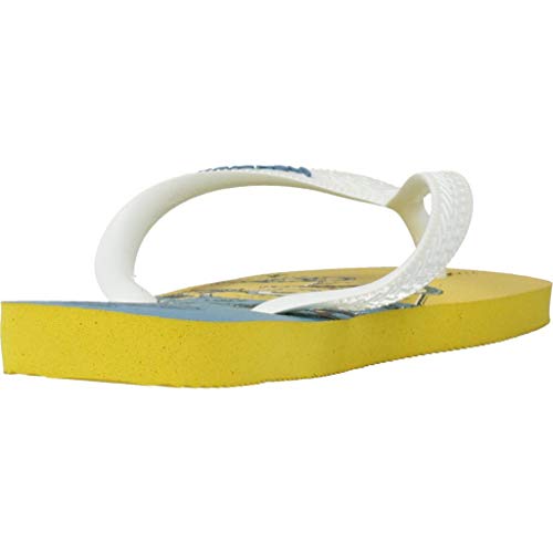 Havaianas Minions, Chanclas Unisex Niños, Multicolor (Yellow Citric/White 3455), 27/28 EU