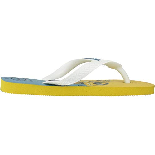 Havaianas Minions, Chanclas Unisex Niños, Multicolor (Yellow Citric/White 3455), 27/28 EU