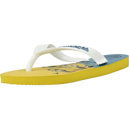 Havaianas Minions, Chanclas Unisex Niños, Multicolor (Yellow Citric/White 3455), 27/28 EU