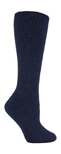 HEAT HOLDERS - Mujer 2.7 Tog Invierno Gordos Altos Termicos Lana Calcetines (37/42, Indigo (XL.Wool))