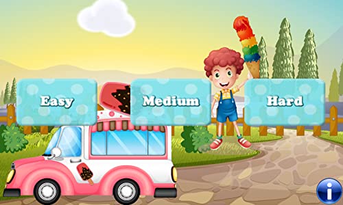 Helado ! juego para los niños : descubrir el mundo de los helados ! juegos para niños - Explora una heladería y el camión de helados