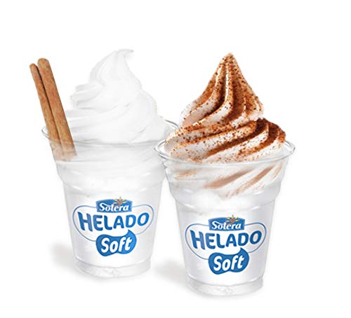 Helado Soft (1+2) - 6 Brik de 1 Litro concentrado = 18 Litros + 20% aumento = 21.6 L.de helado Soft terminado (Leche Merengada)..