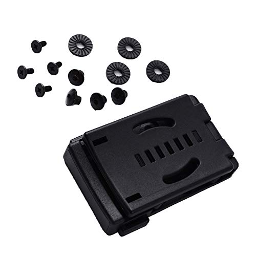 HemeraPhit Clip para cinturón de Acampada para el Cuchillo de Kydex Funda para Funda Clip para Herramienta de Bricolaje para Acampar al Aire Libre, Juego de 2 (Type#1)