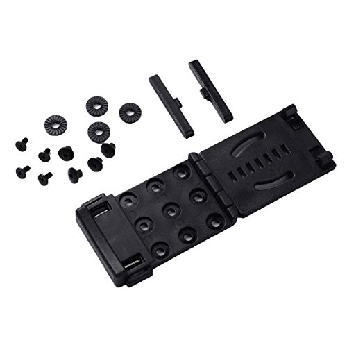 HemeraPhit Clip para cinturón de Acampada para el Cuchillo de Kydex Funda para Funda Clip para Herramienta de Bricolaje para Acampar al Aire Libre, Juego de 2 (Type#1)