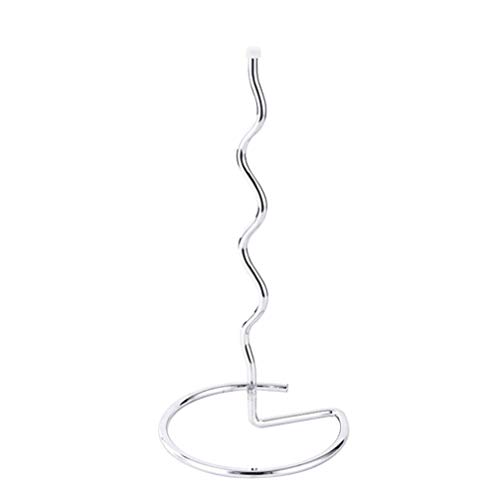 Hemoton Decantador Soporte de Secado Encimera Soporte de Jarra de Vino Botella de Vino Copa de Vidrio Secador Secador Estante Estante para El Hogar Restaurante Bar Cocina (Plata)