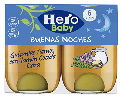 Hero Baby Buenas Noches Tarrito de Carne, 1 Pack of 6 units