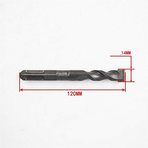 Herramienta de perforación de perforación for Martillo eléctrico 3pcs cantera Broca de Metal de la aleación de hormigón de Barro Piedra de mármol para atornillar y taladrar (Size : 120mm)