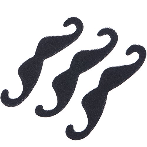 Hestya 48 Piezas de Bigotes Falsos, Bogotes Originales Autoadhesivos Materiales para Fiesta de Máscaras (16 Estilos Diferentes)