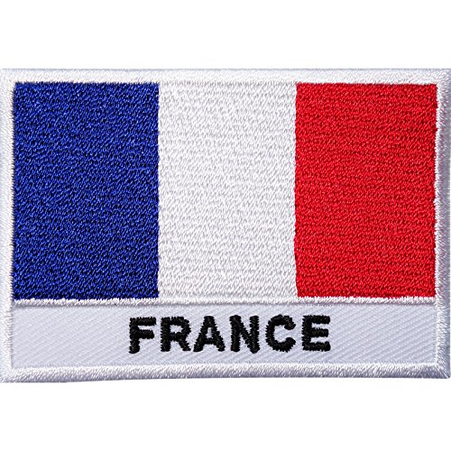 Hierro bordado/coser en la ropa de bandera de Francia francés parche T Shirt bolsa sombrero insignia