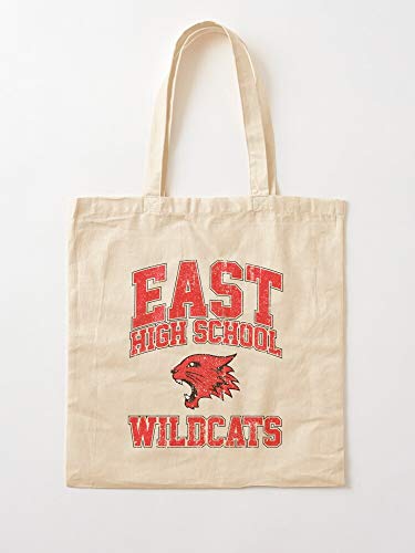 High Tisdale East Ashley Hudgens Tv Sharpay School Wildcats Gabriella Montez Vanessa Evans Tote Cotton Very Bag | Bolsas de supermercado de lona Bolsas de mano con asas Bolsas de algodón dur