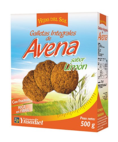 Hijas Del Sol Galletas Integrales de Avena, Sabor limón - 500 gr