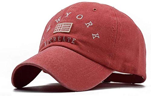 HNMFT Gorra Beisbol Minúsculas lavadas Bordadas Bandera Americana Gorra de Calle S para Hombre Casual Cien Sombrero para el Sol para Mujer al Aire Libre Style3_Adjustable