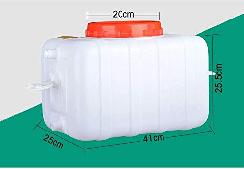 Hogar de almacenamiento de agua del cubo, con la tapa Plaza grueso de grado alimenticio al aire libre de gran capacidad del tanque de agua, multifunción y depósito de agua Multi-spec ( Size : 200L )