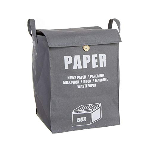 Hogar Deco Cesta Reciclaje Papel 40 cm