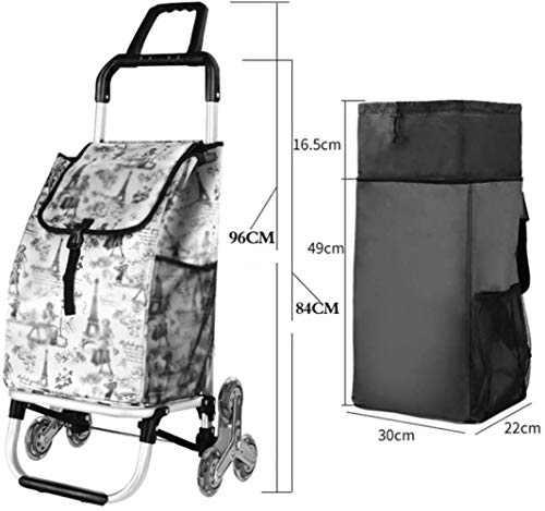 Hogar portátil plegable de aluminio, Compras, Moverse hacia arriba las escaleras, Vehículos de compra Draw camiones, caravanas procedentes del turismo for las personas de edad avanzada (96cm x 45cm x