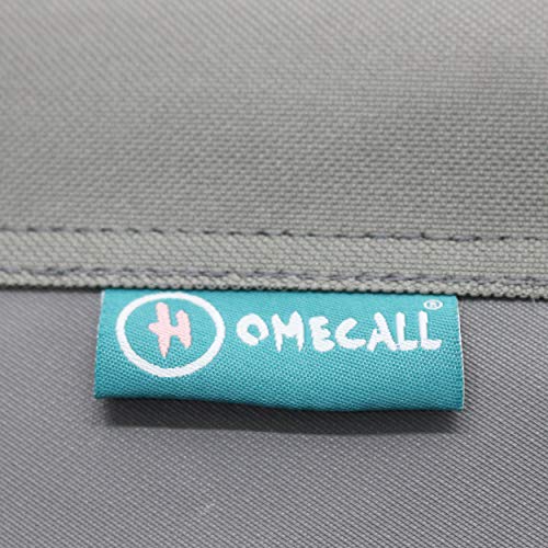 Homecall - Cama de camping de aluminio (gris)