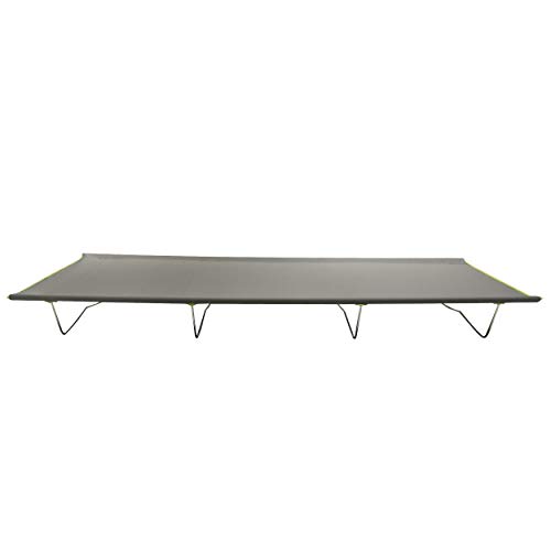 Homecall - Cama de camping de aluminio (gris)