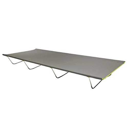 Homecall - Cama de camping de aluminio (gris)