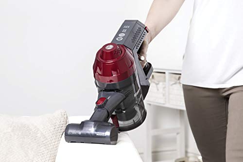 Hoover Freedom FD22RP - Aspiradora escoba sin cable, Ciclónica, Cepillo especial pelo de mascota, Antialergias, Cepillo suelos duros, Batería extraíble litio 22V, 25min, Potencia contínua