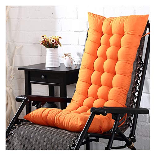 HotYou Cojín de Asiento, Cojín Mat Lounge de Almohadilla Patio jardín Hamaca al Aire Libre Cubierta,Naranja,40 * 110 CM