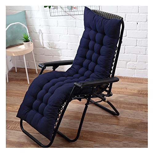 HotYou Cojín de Asiento Gruesa para Silla, Sofa, Sillon o Tumbona de jardín, terraza para Exterior,Azul Oscuro,40 * 110 CM