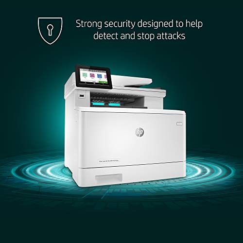 HP Color LaserJet Pro M479fdw Impresora Láser Multifunción a Color (A4, hasta 27 ppm, de 750 a 4000 Páginas al Mes, 1 USB 2.0 , 1 USB Host, 1 Red Gigabit Ethernet 10/100/1000T, Wi-Fi, Doble cara)