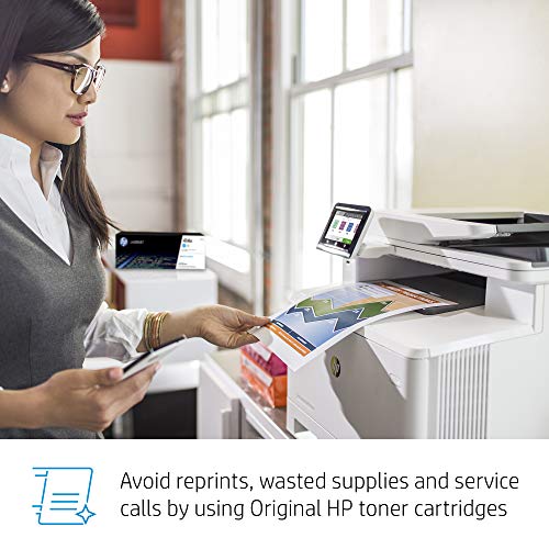 HP Color LaserJet Pro M479fdw Impresora Láser Multifunción a Color (A4, hasta 27 ppm, de 750 a 4000 Páginas al Mes, 1 USB 2.0 , 1 USB Host, 1 Red Gigabit Ethernet 10/100/1000T, Wi-Fi, Doble cara)