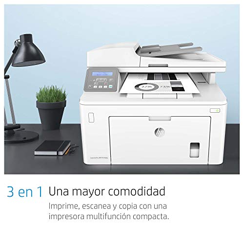 HP LaserJet Pro M148dw - Impresora Multifunción Wi-Fi (Laser, Impresión en Blanco y Negro), A4, 28 ppm 1200 x 1200 DPI, 260 hojas, color Blanco