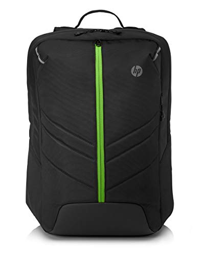 HP Pavilion Gaming 500 - Mochila (Resistente al agua, para portátiles con pantalla de hasta 17.3", puerto USB externo con cable incorporado) negro