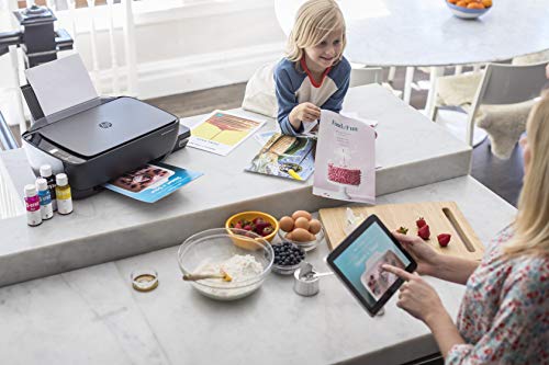 HP Smart Tank Wireless 455 - Impresora multifunción (imprime, copia y escanea desde el móvil), conectividad Wi-Fi, incluye hasta 2 años de tinta, negro